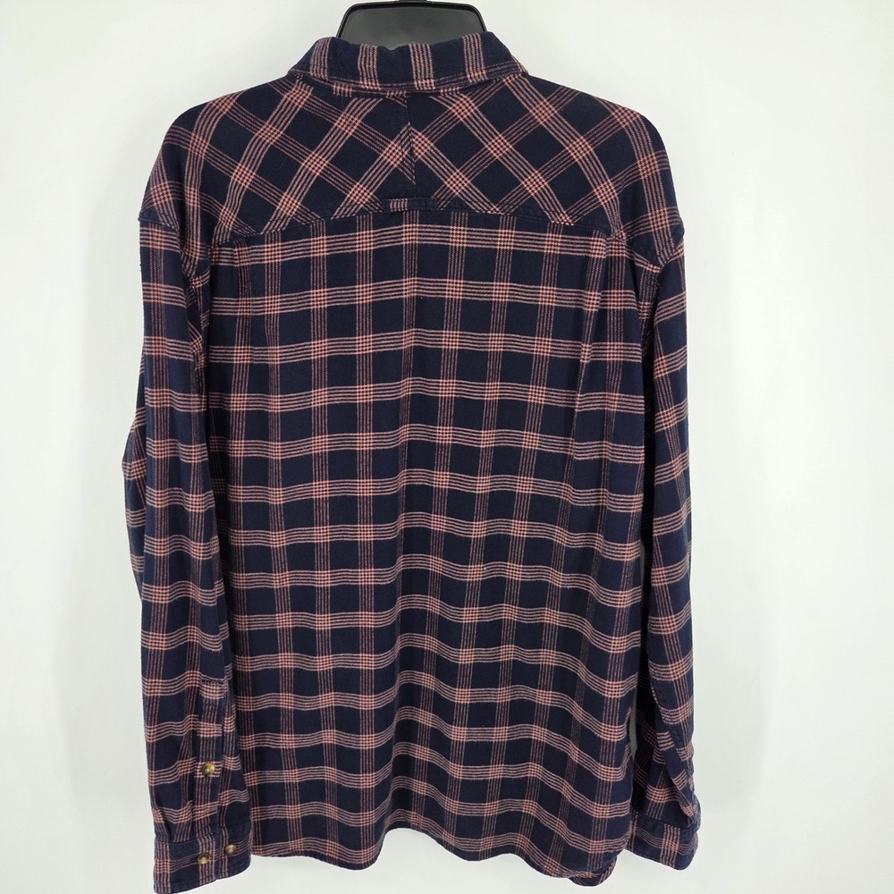 Columbia Mens Plaid Flannel Button Up Shirt Long Sleeve Outdoor Casual - Picture 3 of 6
